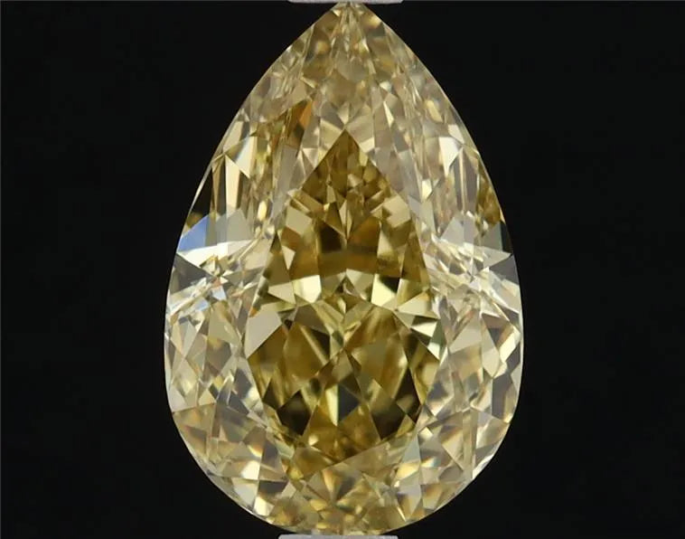 1.05ct Pear Natural Diamond (Colour Fancy Brownish Yellow, Clarity VVS1, GIA Certified)