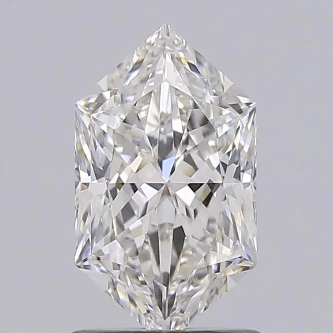 1.06ct Hexagonal Lab Grown Diamond (Colour E, Clarity VVS2, IGI Certified)