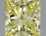 1.07ct Princess Lab Grown Diamond (Colour Fancy Intense Yellow, Clarity VVS2, IGI Certified)