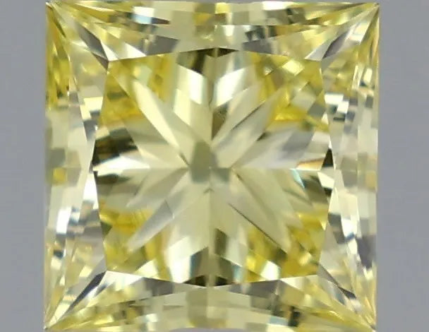 1.07ct Princess Lab Grown Diamond (Colour Fancy Intense Yellow, Clarity VVS2, IGI Certified)
