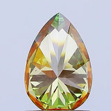 1.08ct Pear Lab Grown Diamond (Colour Fancy Vivid Green, Clarity VS1, IGI Certified)