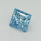 1.08ct Princess Lab Grown Diamond (Colour Fancy Vivid Blue, Clarity VVS2, IGI Certified)