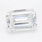 1.10ct Emerald Lab Grown Diamond (Colour D, Clarity IF, IGI Certified)