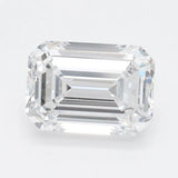 1.10ct Emerald Lab Grown Diamond (Colour D, Clarity IF, IGI Certified)