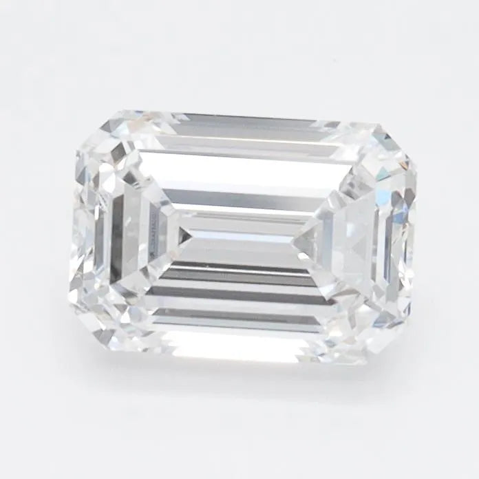 1.10ct Emerald Lab Grown Diamond (Colour D, Clarity IF, IGI Certified)