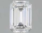 1.10ct Emerald Lab Grown Diamond (Colour D, Clarity VVS1, IGI Certified)