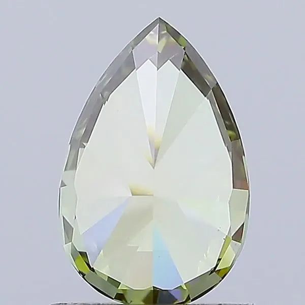 1.12ct Pear Lab Grown Diamond (Colour Fancy Deep Green, Clarity VS1, IGI Certified)