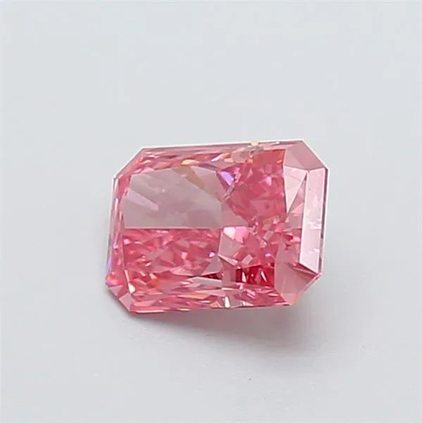 1.13ct Radiant Lab Grown Diamond (Colour Fancy Vivid Pink, Clarity VVS2, IGI Certified)
