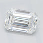 1.19ct Emerald Lab Grown Diamond (Colour D, Clarity VVS1, IGI Certified)