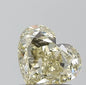 1.20ct Heart Natural Diamond (Colour Fancy Light, Clarity VS2, GIA Certified)
