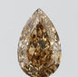 1.20ct Pear Natural Diamond (Colour Fancy Dark Yellowish Brown, Clarity VS2, GIA Certified)