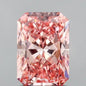 1.32ct Radiant Lab Grown Diamond (Colour Fancy Vivid Pink, Clarity VS1, IGI Certified)