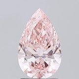 1.36ct Pear Lab Grown Diamond (Colour Fancy Intense Pink, Clarity VVS2, IGI Certified)