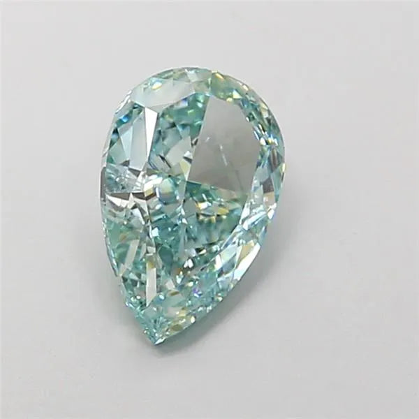 1.39ct Pear Lab Grown Diamond (Colour Fancy Intense Green, Clarity VVS1, IGI Certified)