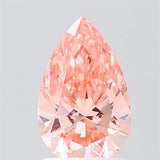 1.41ct Pear Lab Grown Diamond (Colour Fancy Vivid Pink, Clarity VS2, IGI Certified)