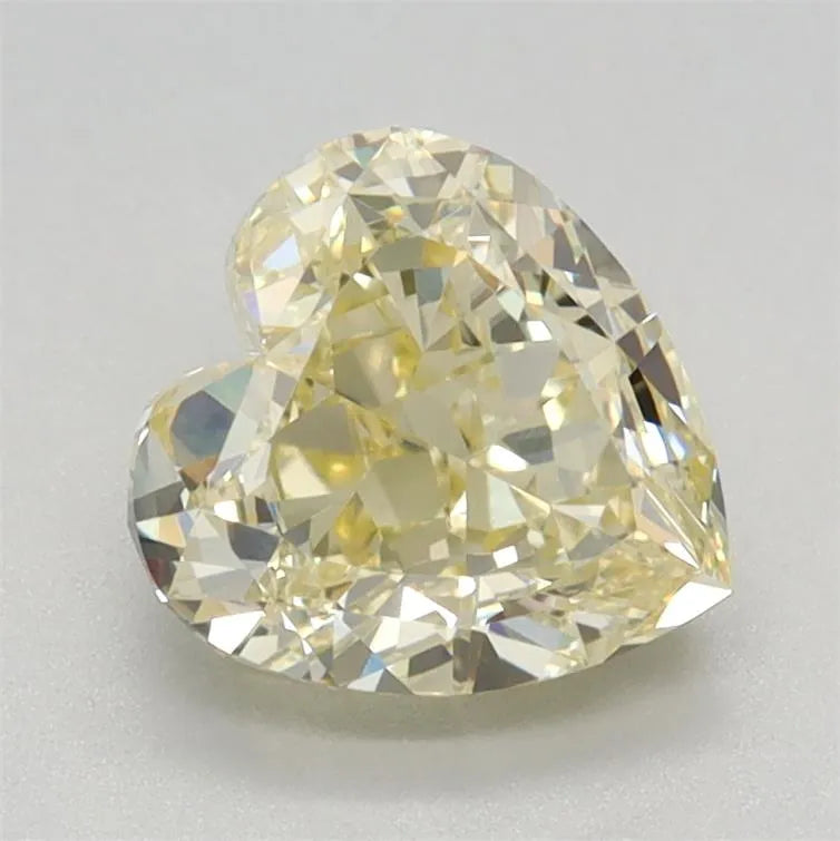 1.54ct Heart Lab Grown Diamond (Colour Fancy Intense Yellow, Clarity VVS2, IGI Certified)
