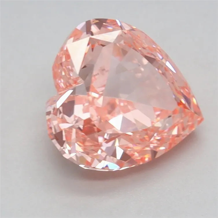 1.68ct Heart Lab Grown Diamond (Colour Fancy Vivid Pink, Clarity VVS2, IGI Certified)