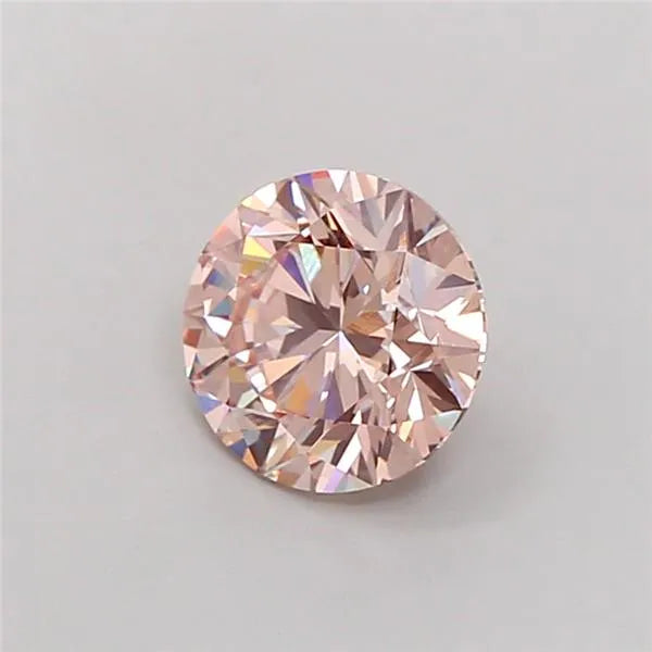 1.91ct Round Lab Grown Diamond (Colour Fancy Brownish Pink, Clarity VS1, Cut EX, IGI Certified)