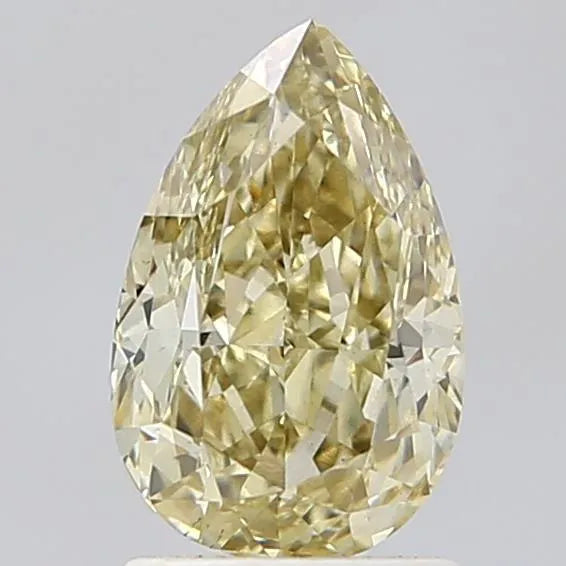 1.92ct Pear Lab Grown Diamond (Colour Fancy Gray Yellow, Clarity VS1, IGI Certified)