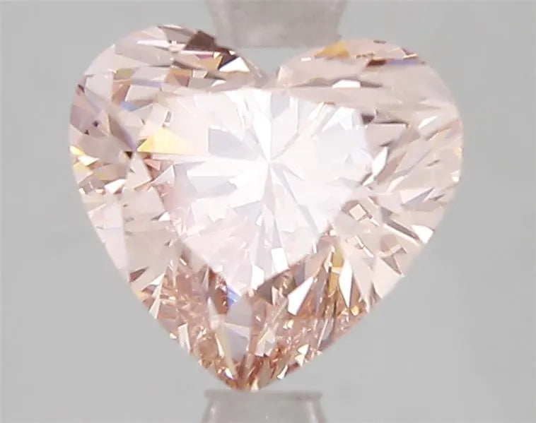 2.09ct Heart Lab Grown Diamond (Colour Fancy Intense Brownish Pink, Clarity VVS2, IGI Certified)