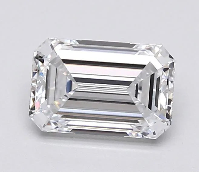 1.10ct Emerald Lab Grown Diamond (Colour E, Clarity VVS1, Cut EX, IGI Certified)