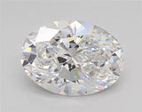 2.28ct Oval Lab Grown Diamond (Colour D, Clarity VVS2, IGI Certified)