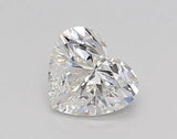 0.51ct Heart Lab Grown Diamond (Colour E, Clarity VS2, IGI Certified)