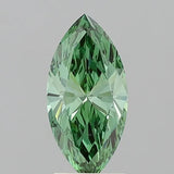 1.91ct Marquise Lab Grown Diamond (Colour Fancy Vivid Green, Clarity VS2, IGI Certified)
