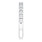 14K White Gold Lab-Grown Diamond Half Eternity Band – 1/2 CTW