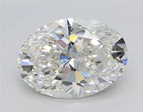 4.02ct Oval Lab Grown Diamond (Colour G, Clarity VS2, IGI Certified)