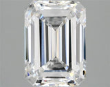3.00ct Emerald Lab Grown Diamond (Colour D, Clarity VS2, IGI Certified)