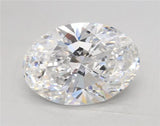 2.70ct Oval Lab Grown Diamond (Colour D, Clarity VVS1, GIA Certified)