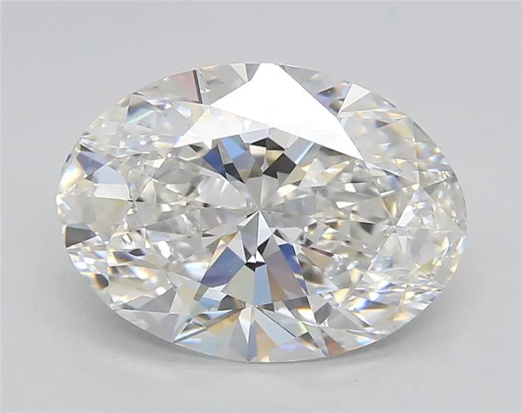 4.00ct Oval Lab Grown Diamond (Colour F, Clarity VVS2, GIA Certified)