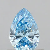 0.61ct Pear Lab Grown Diamond (Colour Fancy Vivid Blue, Clarity VS1, IGI Certified)