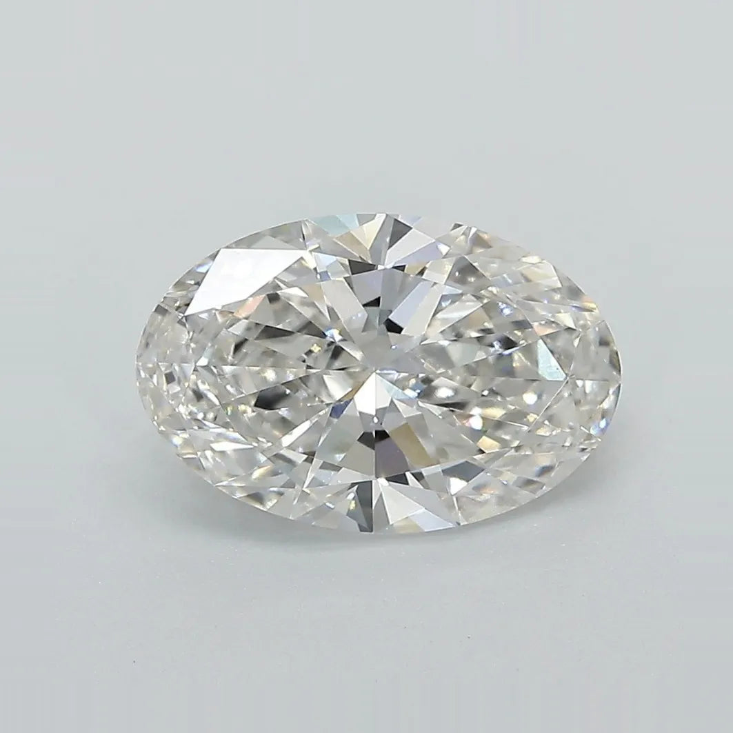 2.51ct Oval Lab Grown Diamond (Colour G, Clarity VVS2, IGI Certified)