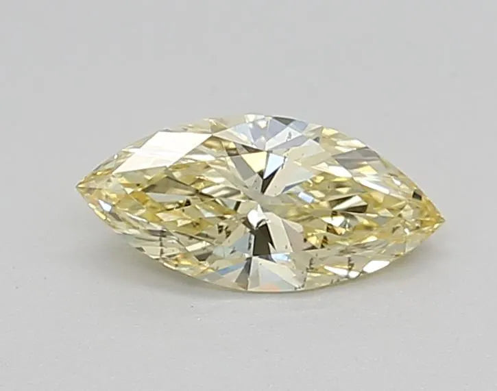 0.43ct Marquise Lab Grown Diamond (Colour Fancy Yellow, Clarity SI1, Cut GD, IGI Certified)