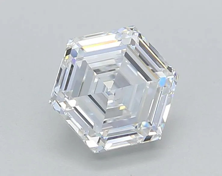 1.10ct Hexagonal Lab Grown Diamond (Colour D, Clarity VVS2, IGI Certified)