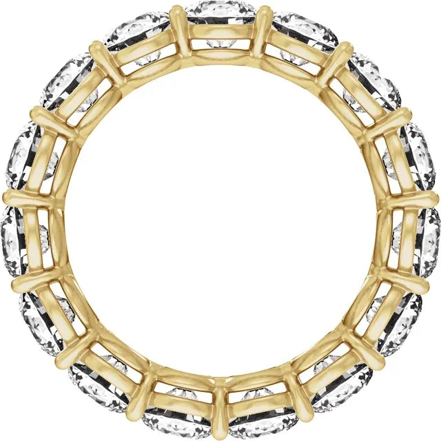 14K 5 CTW Lab-Grown Diamond Low Profile Eternity Band