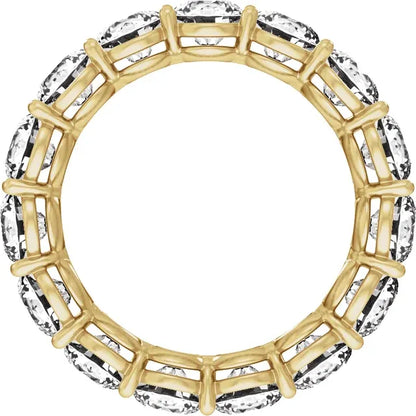 14K 5 CTW Lab-Grown Diamond Low Profile Eternity Band