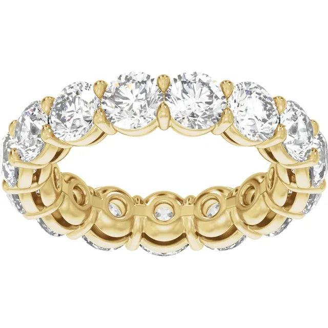14K 5 CTW Lab-Grown Diamond Low Profile Eternity Band