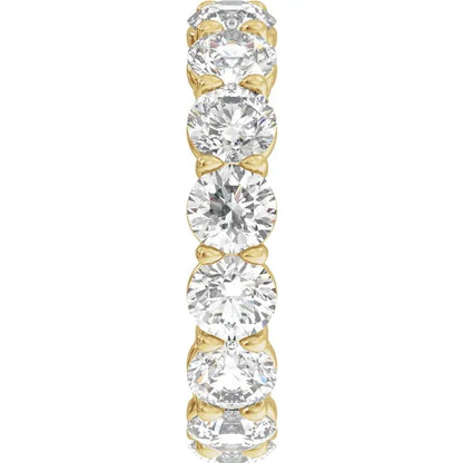 14K 5 CTW Lab-Grown Diamond Low Profile Eternity Band