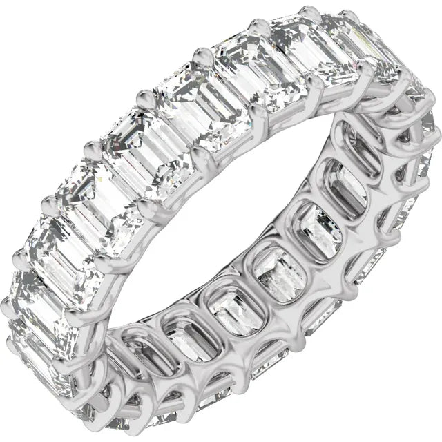 14K 5 CTW Lab-Grown Diamond Low Profile Eternity Band