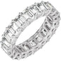 14K 5 CTW Lab-Grown Diamond Low Profile Eternity Band