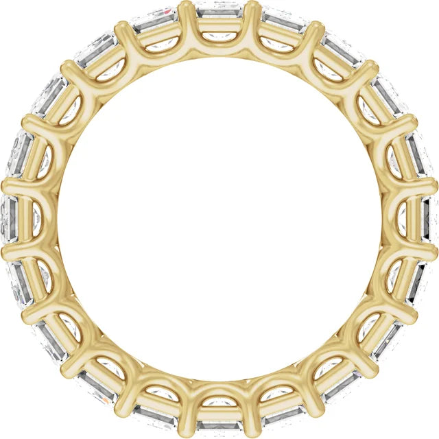 14K 5 CTW Lab-Grown Diamond Low Profile Eternity Band