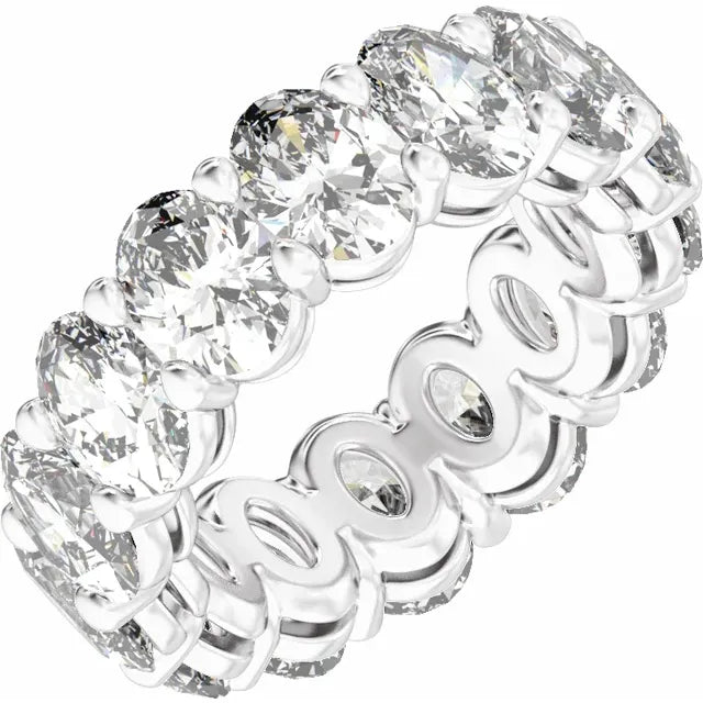 14K 5 CTW Lab-Grown Diamond Low Profile Eternity Band