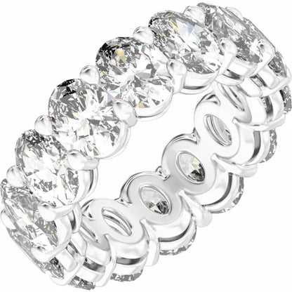 14K 5 CTW Lab-Grown Diamond Low Profile Eternity Band
