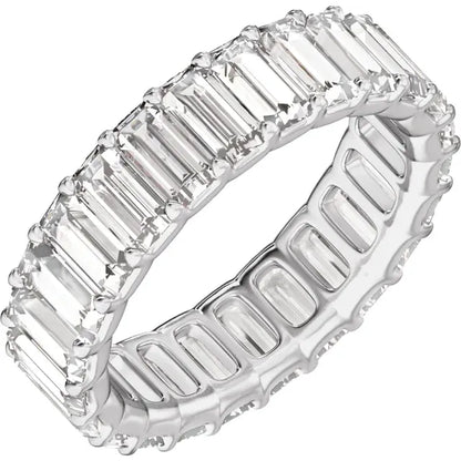14K 5 CTW Lab-Grown Diamond Low Profile Eternity Band