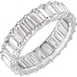 14K 5 CTW Lab-Grown Diamond Low Profile Eternity Band