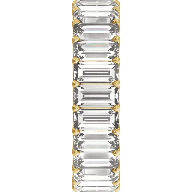14K 5 CTW Lab-Grown Diamond Low Profile Eternity Band