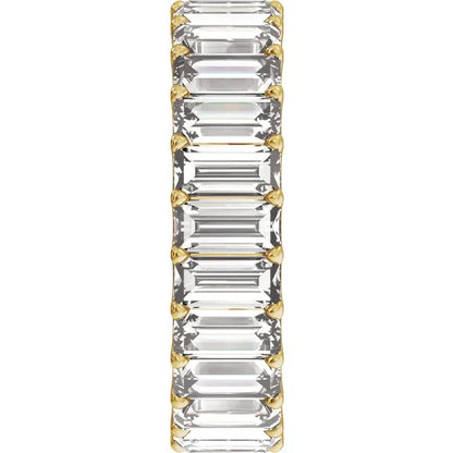 14K 5 CTW Lab-Grown Diamond Low Profile Eternity Band
